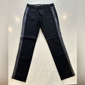 Banana Republic Sloan Black Pants with Sequin Details